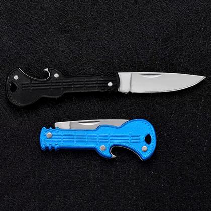 Imagem de Canivete Multifuncional Chaveiro Guitarra com Abridor e Lâmina Dobrável SLKD85