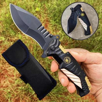 Imagem de Canivete Tático Militar Resistente, Leve e Ideal para Uso Diário e Aventura SLKD23