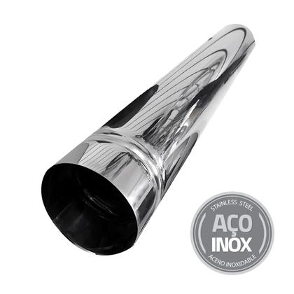 Imagem de Cano 50cm Inox Ø 110mm Para Chaminé Fogão à Lenha Lareira - N1 Hedlund