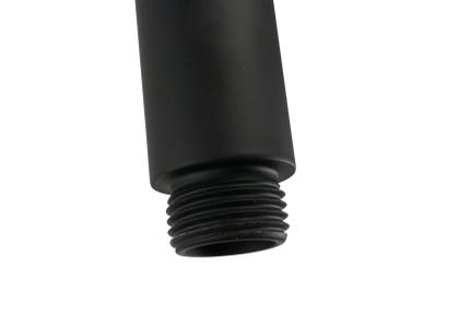 Imagem de Cano Braço Suporte Tubo Redondo de Teto Preto Fosco 10 cm