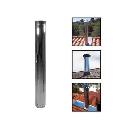 Imagem de Cano Chaminé Inox 115MM X 1,00M - FP