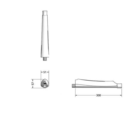 Imagem de Cano para Chuveiro e Duchas Monocano - Lorenzetti