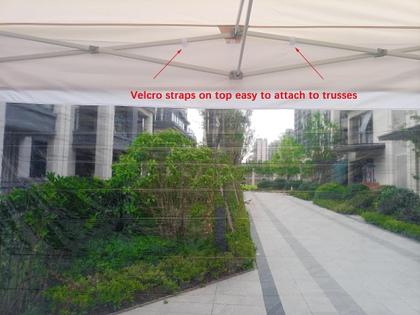 Imagem de Canopy Sidewall SCOCANOPY para 10x10 Canopy Frame, pacote com 3