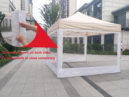 Imagem de Canopy Sidewall SCOCANOPY para 10x10 Canopy Frame, pacote com 3