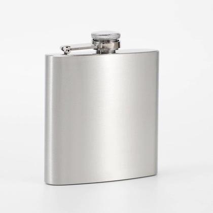 Imagem de Cantil de bolso inox garrafa whiskeira whisky bar 230ml