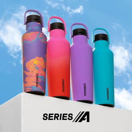 Imagem de Cantina esportiva Thermos Corkcicle com isolamento triplo 591ml rosa