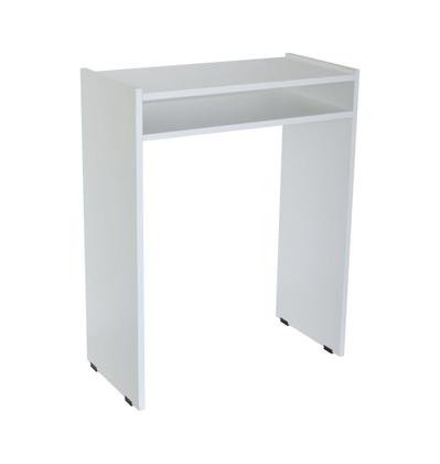 Imagem de Cantinho Do Café Mesa De Apoio Aparador Com Prateleira Recepção Branco Cód.702