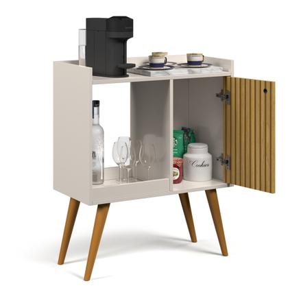 Imagem de Cantinho Do Café Pé Palito Retrô Balcão Buffet Linus - Cores Diversas