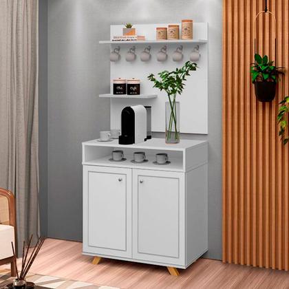 Imagem de Cantinho do Café Star Branco Acetinado - JA Móveis