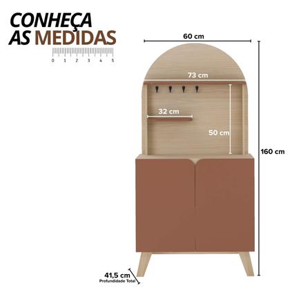 Imagem de Cantinho do Café Viena Com 2 Portas e Suporte