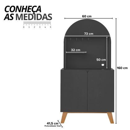 Imagem de Cantinho do Café Viena Com 2 Portas e Suporte