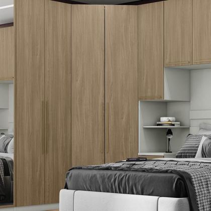 Imagem de Canto Closet Modulado 2 Portas 3 Gavetas