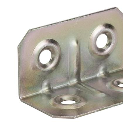 Imagem de Cantoneira 22 X 22 X 50 Mm Aço Zincado 4 Furos