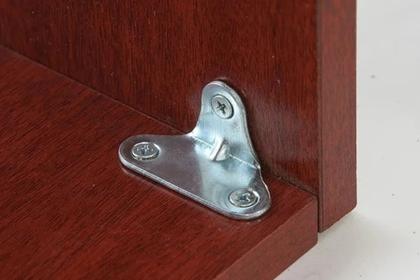 Imagem de Cantoneira 722 P/fixar Moveis 3 Furos C/ 20 Unidade (branca