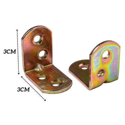Imagem de Cantoneira Aço Bicromatizada 3 x 3 x 1.9cm BFH0943 Bestfer