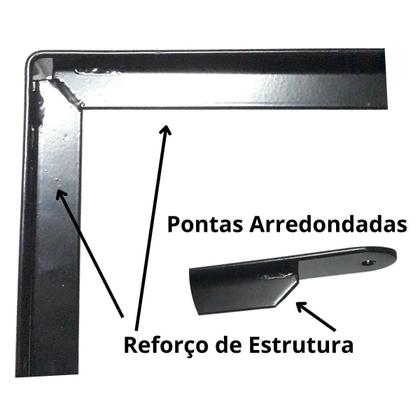 Imagem de Cantoneira Ferro Reforçada 50Cm De Bancada Cozinha Banheiro