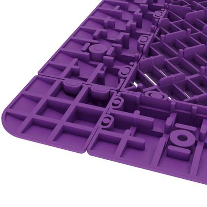 Imagem de Cantoneira fixação/acabamento deck/piso modular roxo