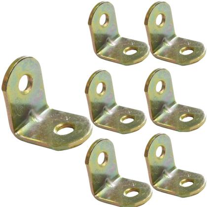 Imagem de Cantoneira L Para Moveis Gavetas  20 X 20 50pçs Parafuso 100