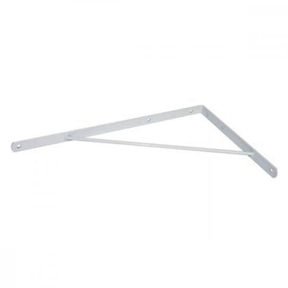 Imagem de Cantoneira Mao Francesa Overtime Reforc Branco 40Cm - Kit C/12 Unidades
