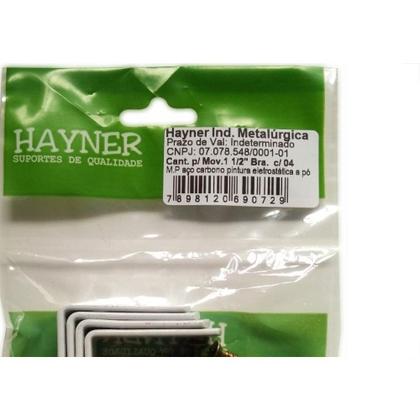 Imagem de Cantoneira Moveis Hayner Branca 1.1/2'' 04Pecas 93669