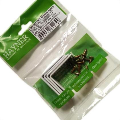 Imagem de Cantoneira Moveis Hayner Branca 1.1/2'' 04Pecas 93669