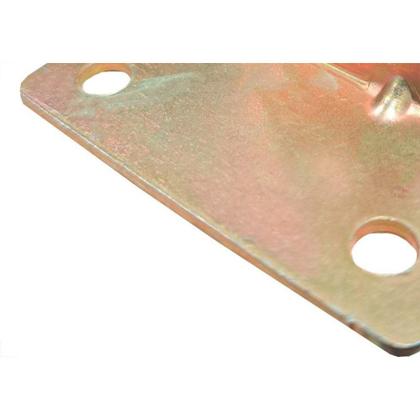 Imagem de Cantoneira Para Moveis Overtime 3 Furos Zincada Caixa Com 25 Pecas