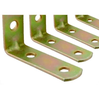 Imagem de Cantoneira Para Moveis Overtime Bicromatizada Caixa Com 50 Pecas 1,1/2''