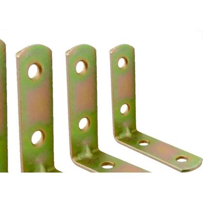 Imagem de Cantoneira Para Moveis Overtime Bicromatizada Caixa Com 50 Pecas 1,1/2''