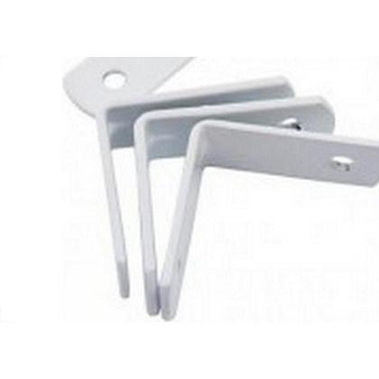 Imagem de Cantoneira Para Moveis Overtime Branca Caixa Com 50 Pecas 1.1/2''