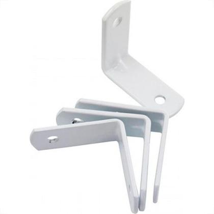 Imagem de Cantoneira Para Moveis Overtime Branca Especial Caixa Com 50 Pecas 2''