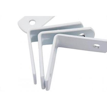 Imagem de Cantoneira Para Moveis Overtime Branca Especial Caixa Com 50 Pecas 2''