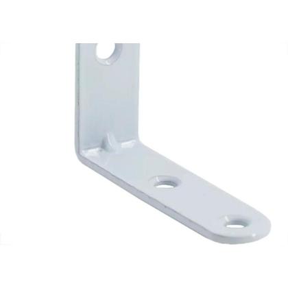 Imagem de Cantoneira Para Moveis Thompson Branca Caixa Com 50 Pecas 1''