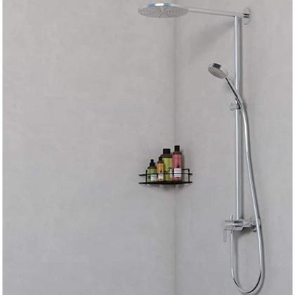 Imagem de Cantoneira Porta Shampoo Preto Dicarlo