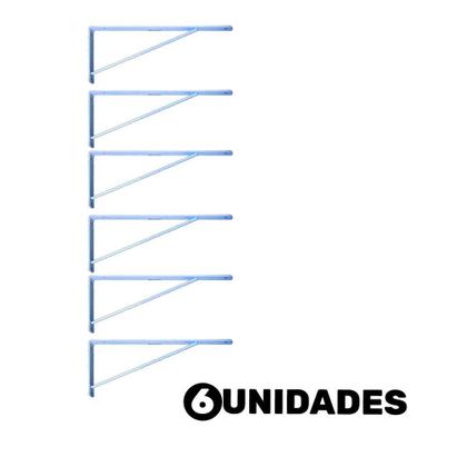 Imagem de Cantoneira Reforçada Epoxi Soldada 40cm Com 6 unidades 509916857 EVALD