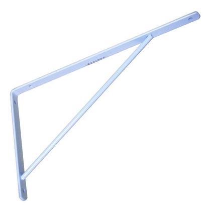 Imagem de Cantoneira Reforçada Soldada Branca 20 CM Kit com 4 Unidades