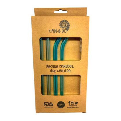 Imagem de Canudo de Vidro Shake 10mm Curvo