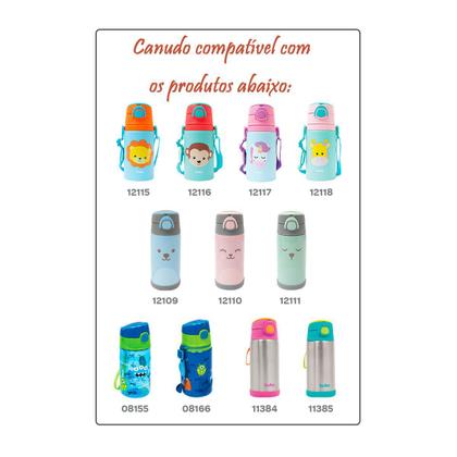 Imagem de Canudo em Silicone Refil Garrafa Buba