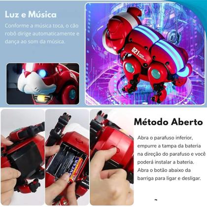 Imagem de Cão Robótico Infantil Educativo Entrega Rápida