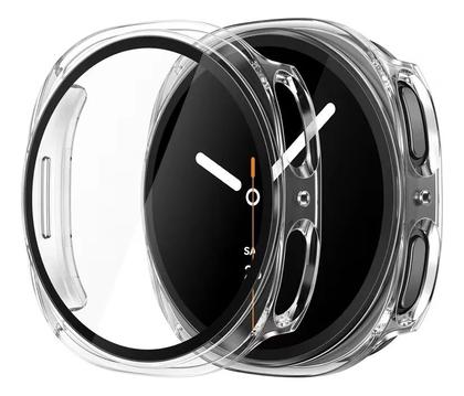 Imagem de Capa 360 Transparente Samsung Galaxy Watch 8 44mm Ultrafina Proteção Anti-Risco HD