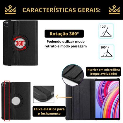 Imagem de Capa 360º + pelicula vidro para Xiaomi Poco Pad 12,1” 2024