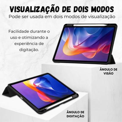 Imagem de Capa Acrílico C Slot Caneta Para Tablet Redmi Pad 2 + Stylus