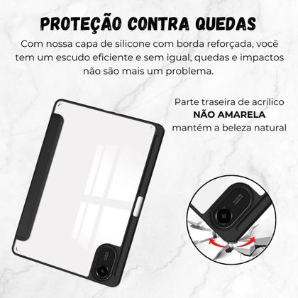 Imagem de Capa Acrílico C Slot Caneta Para Tablet Redmi Pad 2 + Stylus