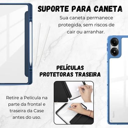 Imagem de Capa Acrílico C Slot Caneta Para Tablet Redmi Pad 2 + Stylus