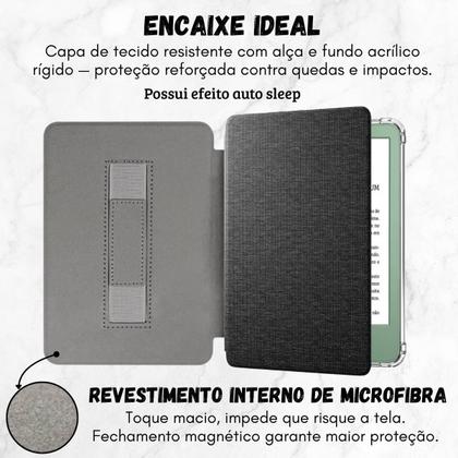 Imagem de Capa Acrílico Com Alça Para Kindle 11 6.0 C2V2L3 + Película