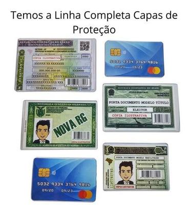 Imagem de Capa Acrílico Plástico Cnh Carteira Habilitação 1000 Un