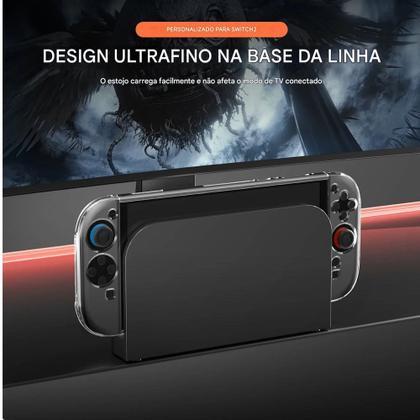 Imagem de Capa acrilico transparente nintendo switch 2 case proteçao ns2