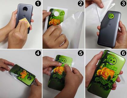 Imagem de Capa Adesivo Skin110 Verso Para Motorola Moto E22 (2022)