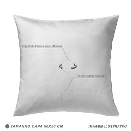 Imagem de Capa Almofada 50x50 Gato Pet Cat F