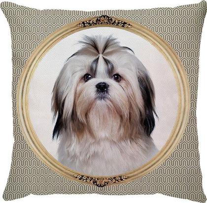 Imagem de Capa Almofada Cachorro Shih Tzu Dog Oxford Colors