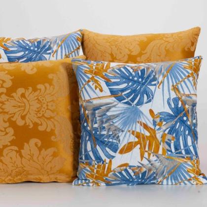 Imagem de Capa Almofada Decorativa Jacquard com Ziper 4 unidades